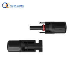 5/10/20 Pairs Of Solar Photovoltaic Cable Connectors For Connecting Solar Adapter Mc4 Connectors With Double Sealing Rings