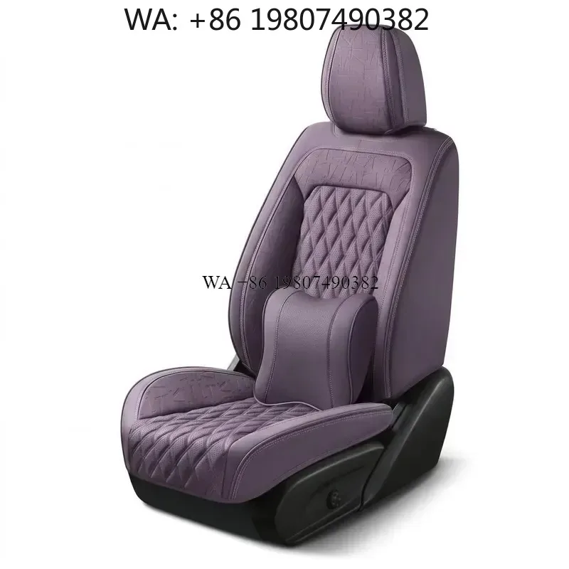 wmwmnu Car Interior Accessories Comfortable Memory Foam Style Synthetic Leather for All Seasons