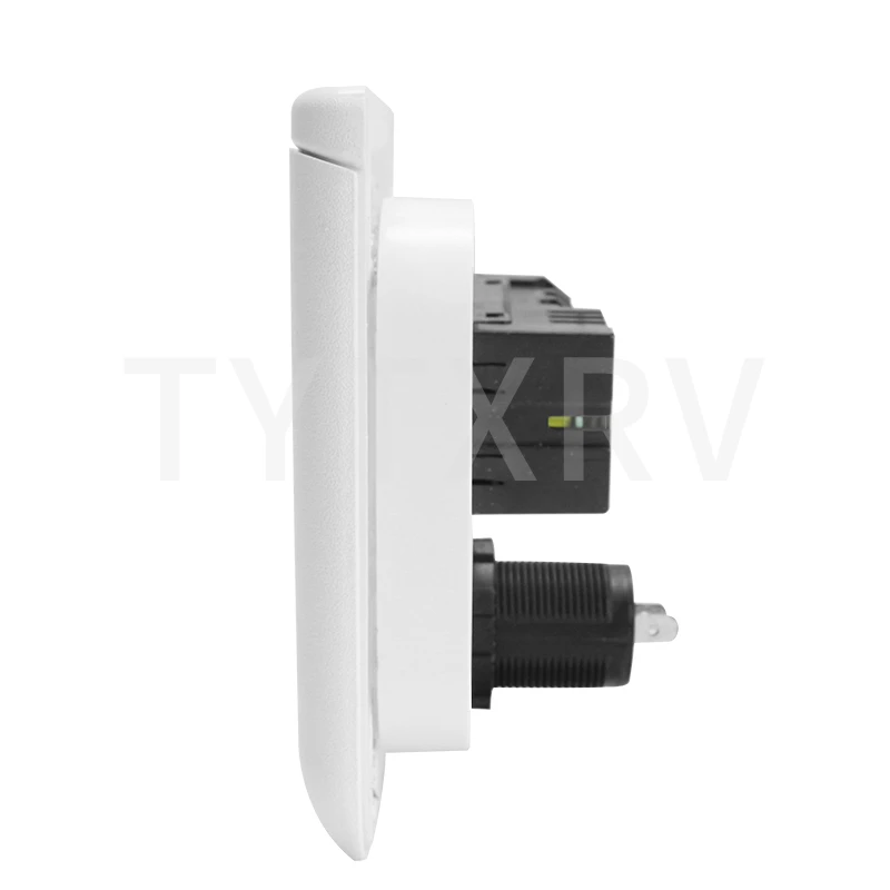 TYTXRV-OEM جودة عالية RV RV الملحقات الكهربائية قوية الأبيض مقبس USB متعدد الوظائف صندوق كهربائي RV مقبس الطاقة