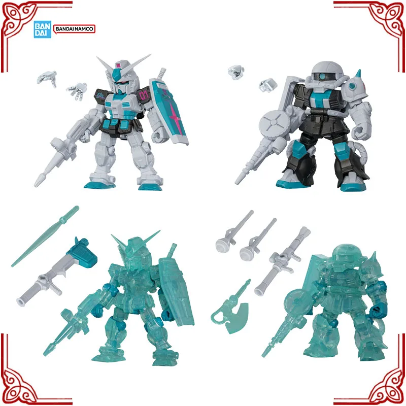 

В наличии оригинальный комплект модели Bandai Gundam Zaku RX-78 Hatsune Miku Color Ver Gashapon, коллекция аниме-фигурок, модель игрушки
