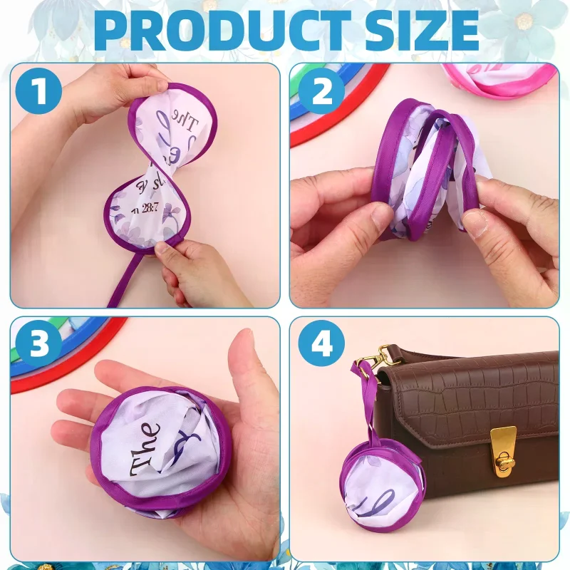 

Christian Religious Church Folding Fans Summer Flower Collapsible Handheld Hand Fan Round Church Fans Bulk For Church Service