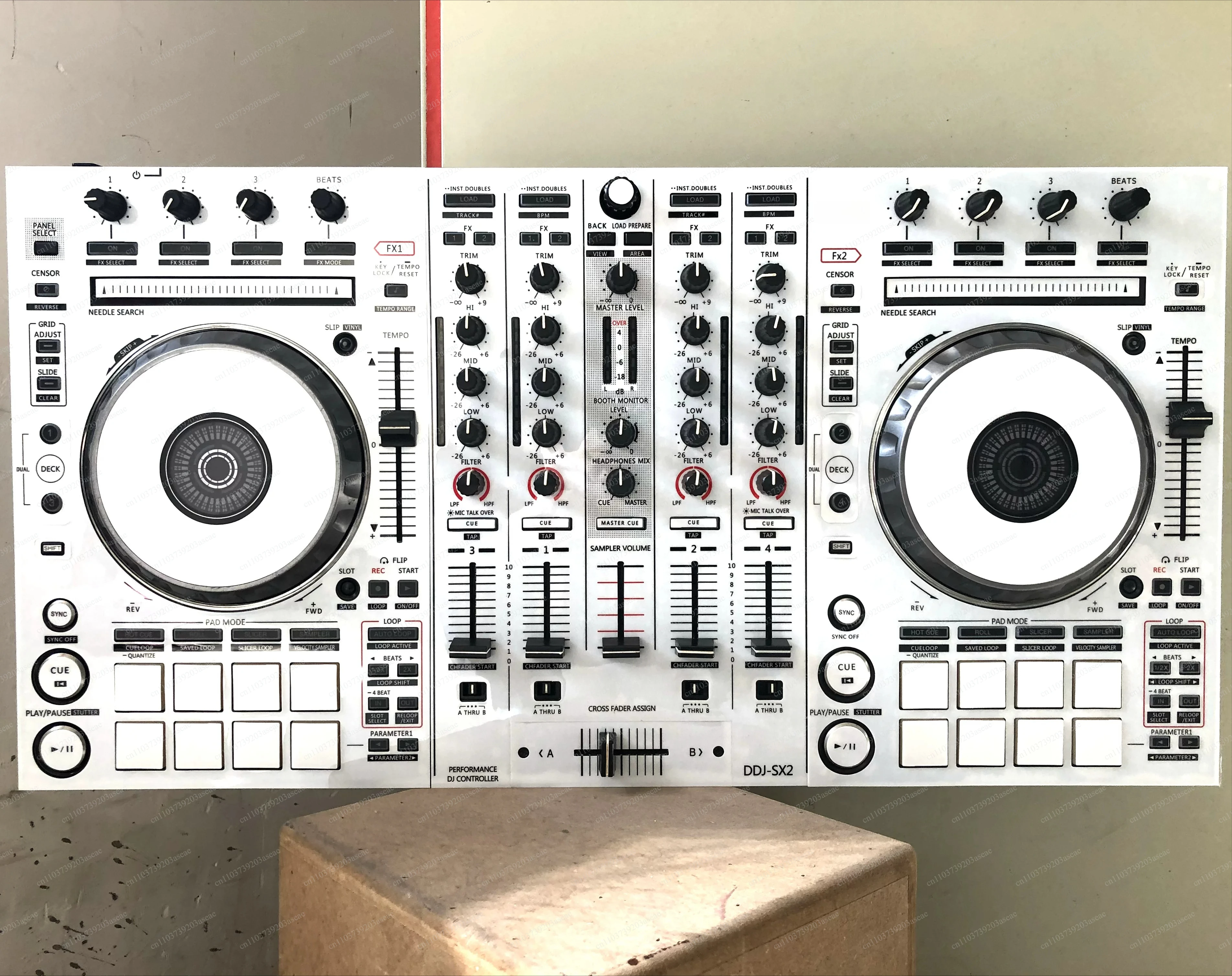 DDJ-SX2 film pearl white all-inclusive protective film sticker controller associated DDJRX skin spot