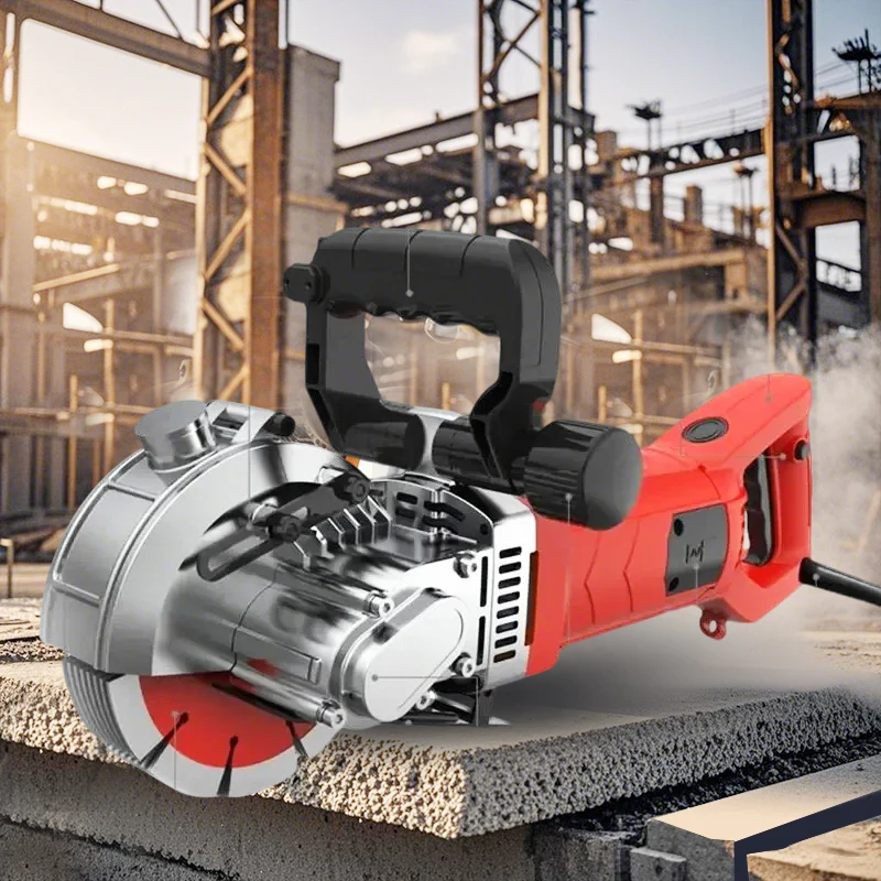Electric Wall Concealed Wire Groove Cutting Machine Automatic Slotting Dustless Trenching Grooving Machine for Home Improvement