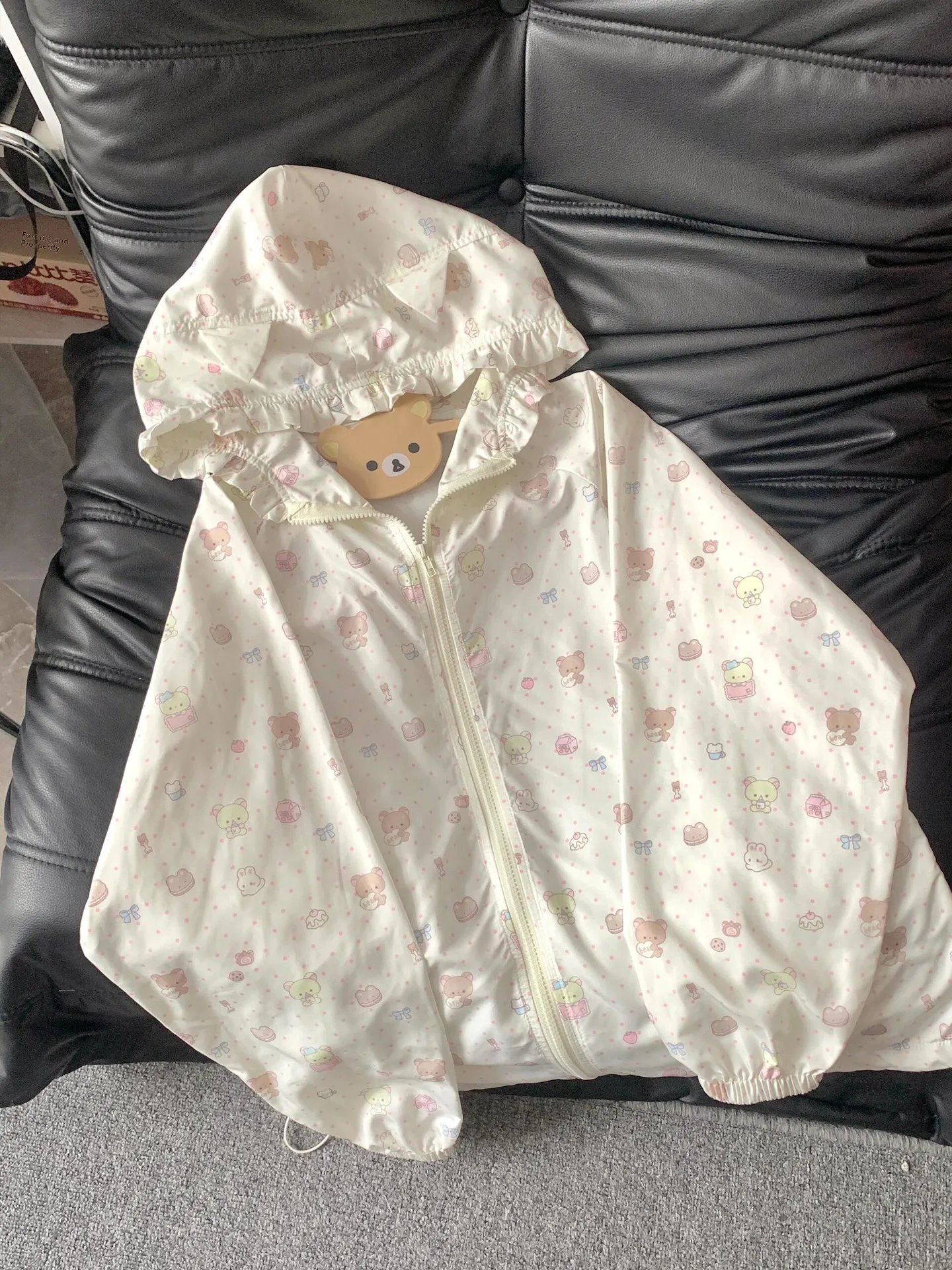 cute-bear-print-hoodie-casual-loose-women's-summer-sun-protection-jaet-soft-girl-sle-cartoon-theme-long-sve-zipper-clo