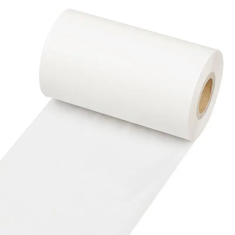 

Resin carbon ribbon white 110mm*300M rolled blue/red/green carbon ribbon, BOPP,PET polyester label matching printing ribbon