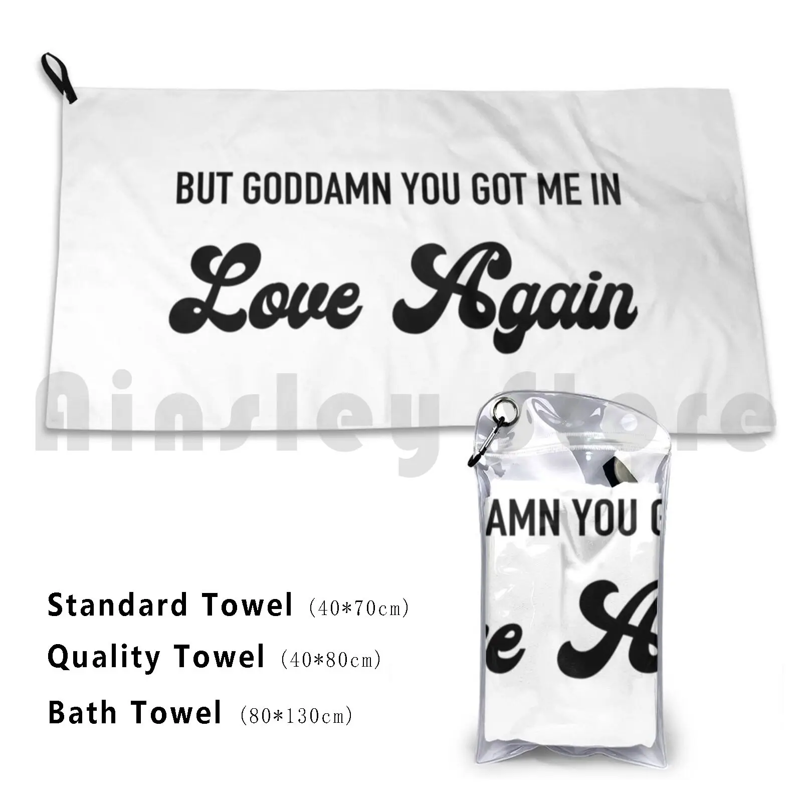 Love Again Toalla de baño Cojín de playa Love Again Love Again Future Nostalgia Love Again Future Nostalgia Future