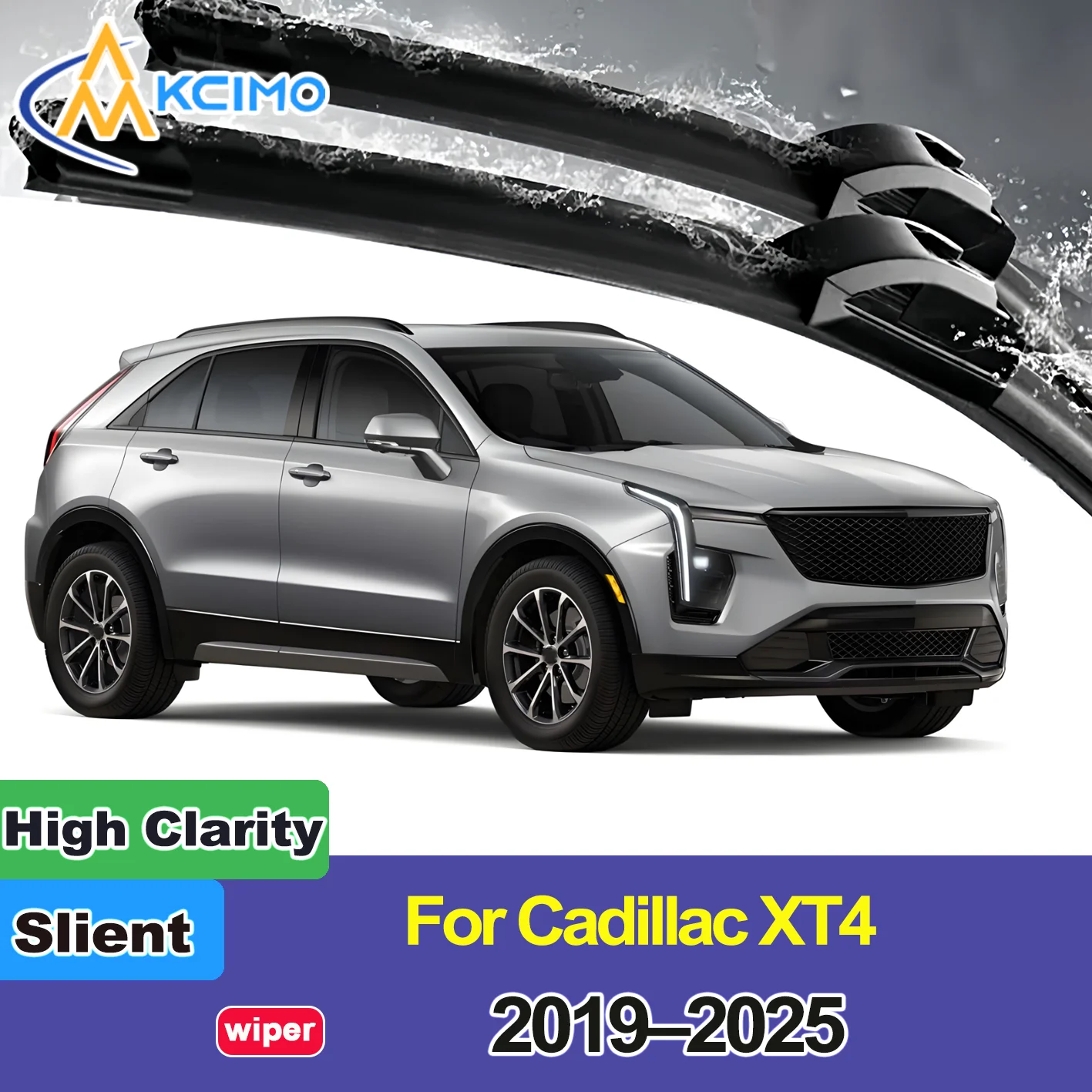 

2PCS New Front Windshield Wiper Blade for Cadillac XT4 2019-2025 Front Windshield Auto Wipers Blade Accessories 2025 2024 2023