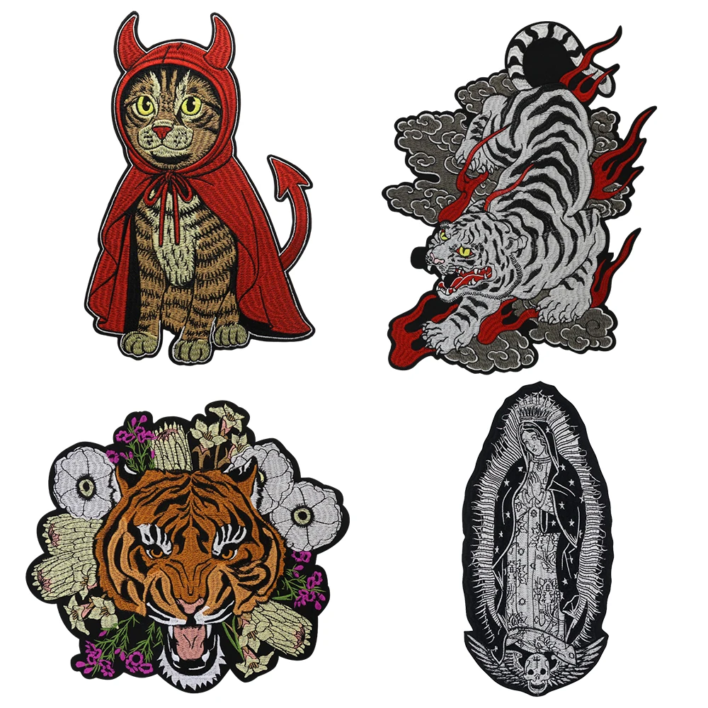 

Iron on Backpack Appliques DIY Clothes Jeans Jacket Embroidery Emblem Badge Apparel Accesssories