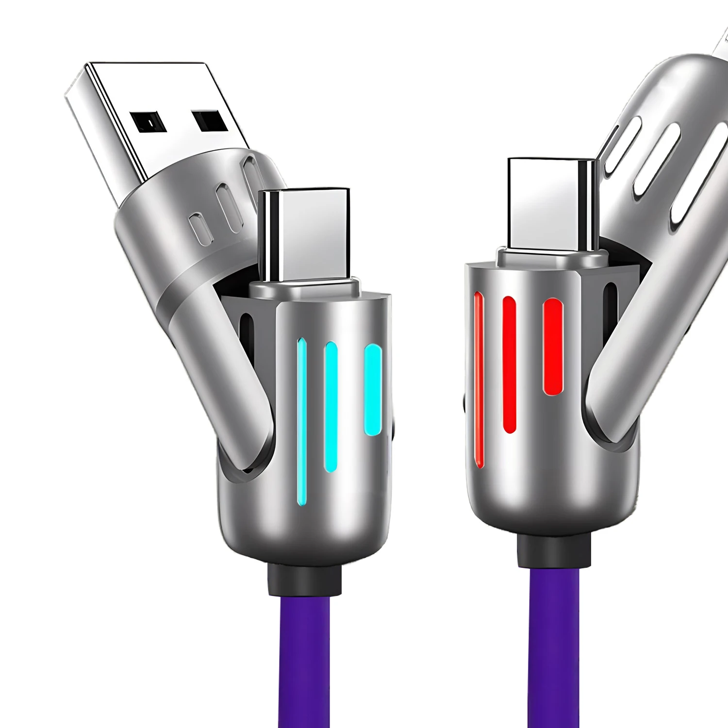 4 In 1 PD 240W USB Type C Data Cable Fast Charging For iPhone 17 16 15 14 Samsung Xiaomi Redmi Huawei Wire Cable Fast Charger