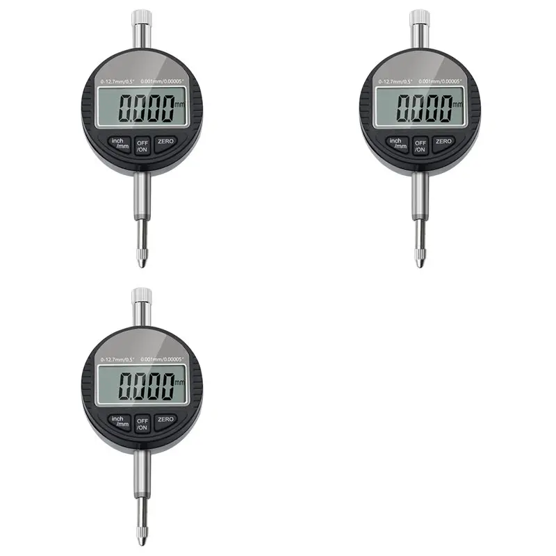 A7THK-3X DTI Digital Dial Indicator 0.001Mm Resolution,0-12.7Mm/0-0.5 Inch Range Dial Test Indicators Electronic Indicator