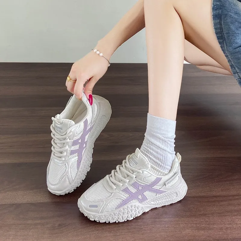 أحذية نسائية أحذية منصة غير رسمية تو الدانتيل متابعة تنس مبركن أحذية رياضية جولة تو الدانتيل متابعة التنس النساء أحذية رياضية مبركن