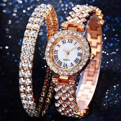 2023 orologi di lusso donna diamante strass moda elegante orologio da polso orologio al quarzo orologio da donna per ragazza Relogio Feminino