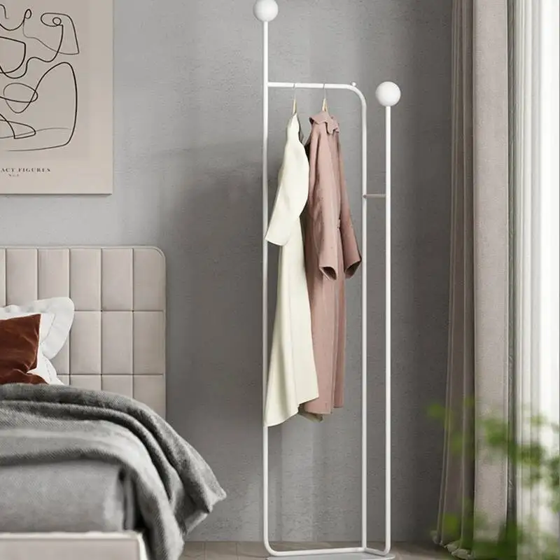 

Dresses Stand Coat Racks Clothing Evening Storage Hanger Space Saving Nordiccoat Racks Garment Perchero Infantil Room Furniture
