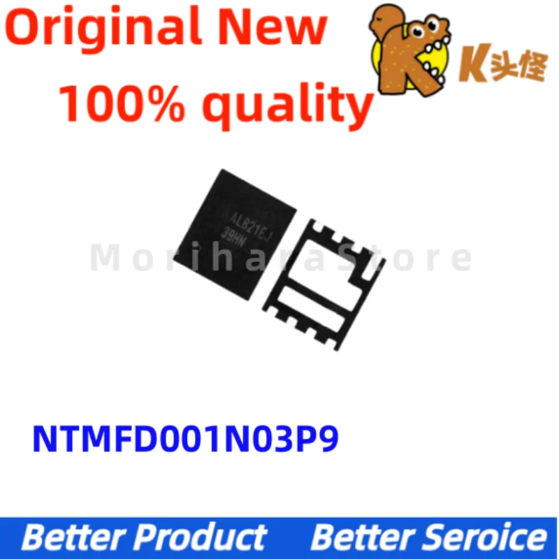 2PCS/Neue original NTMFD001N03P9 39HN QFN5*6 30V