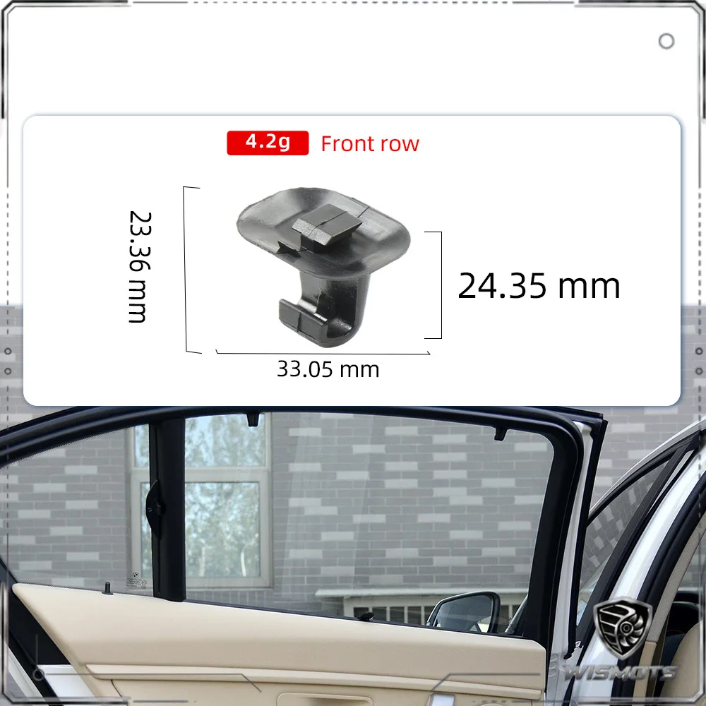Rear Shade Curtain Handle For BMW 3 X5 X3 X6 F35 E90 E70 F25 E71 51357183938 Hook Handle Buckle Sun Blind Hook Fixing Clip