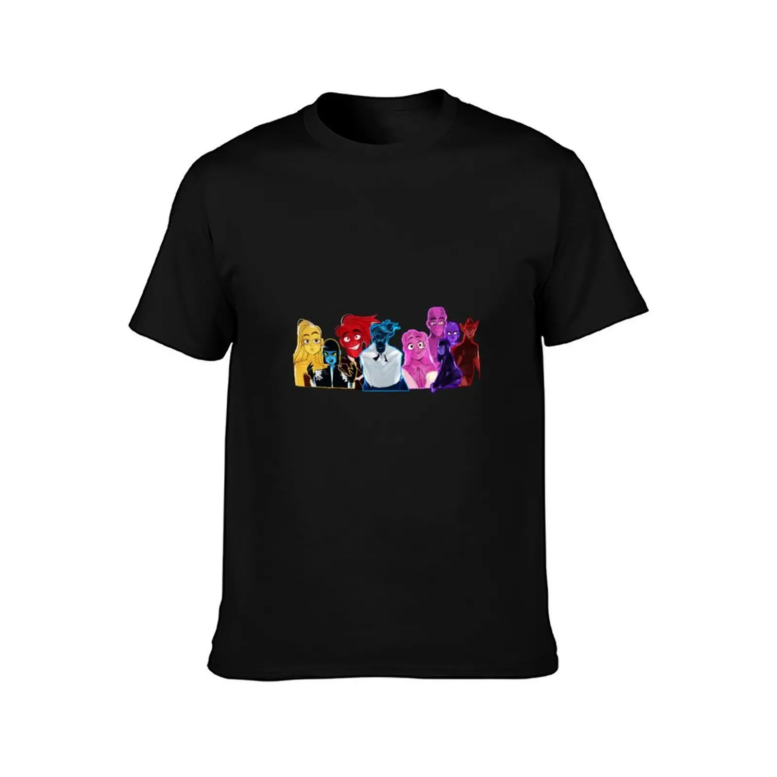 Lore Olympus Main Characters Memorable Moments Webtoon Art T-Shirt Big Size Short Sleeve Tee for Men