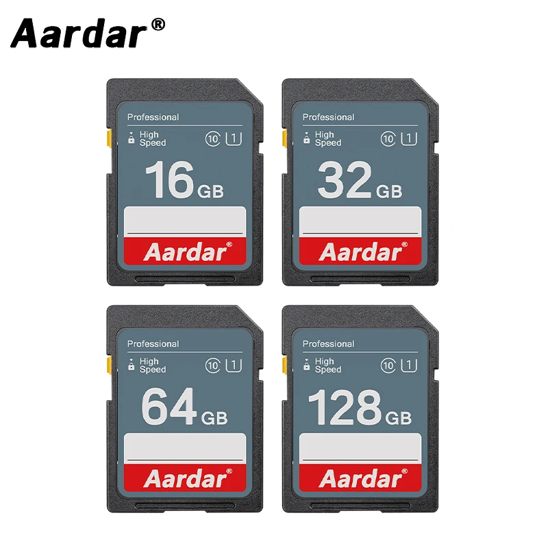 Aardar 256MB 512MB 1GB 2GB 4GB 8GB 16GB 32GB 64GB SD Memory Card U1 Class 10 UHS-I Reliable Camera Memory Card