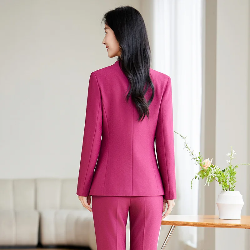 Business Wear Suit Women's Autumn and Winter2024New Fashion High Sense Formal Wear Formal Occasion Commuting Work Clothes