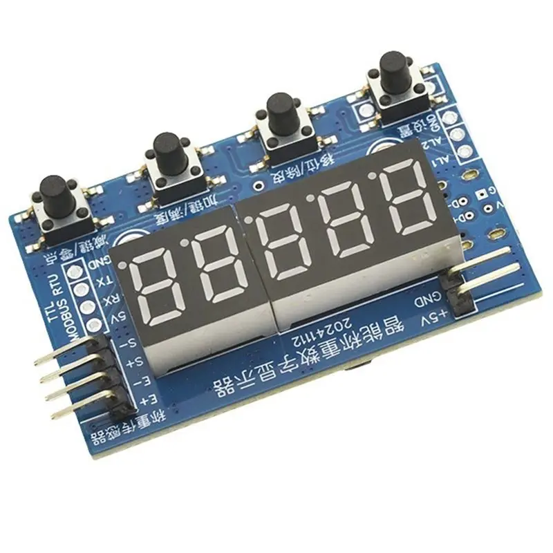 A99E-HX711 Load Cell AD Weight Pressure Sensor AD Module Display 24-Bit Weighing Instrument Electronic Scale Type-C 5V