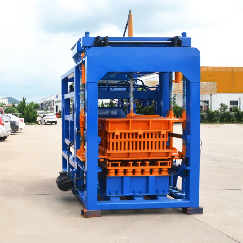  Automatic Hydraulic Pressure Cement Brick Making Machine QT4-15 Hollow Interlocking Brick Concrete Block Making Machine Price