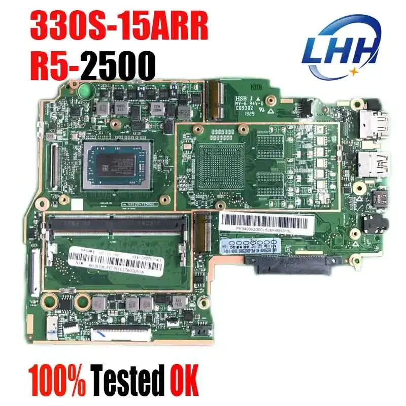 For Lenovo Ideapad  330S-15ARR UMA Laptop Motherboard  5B20R27416  AMD Ryzen R5-2500U RAM 4GB Mainboard HOT