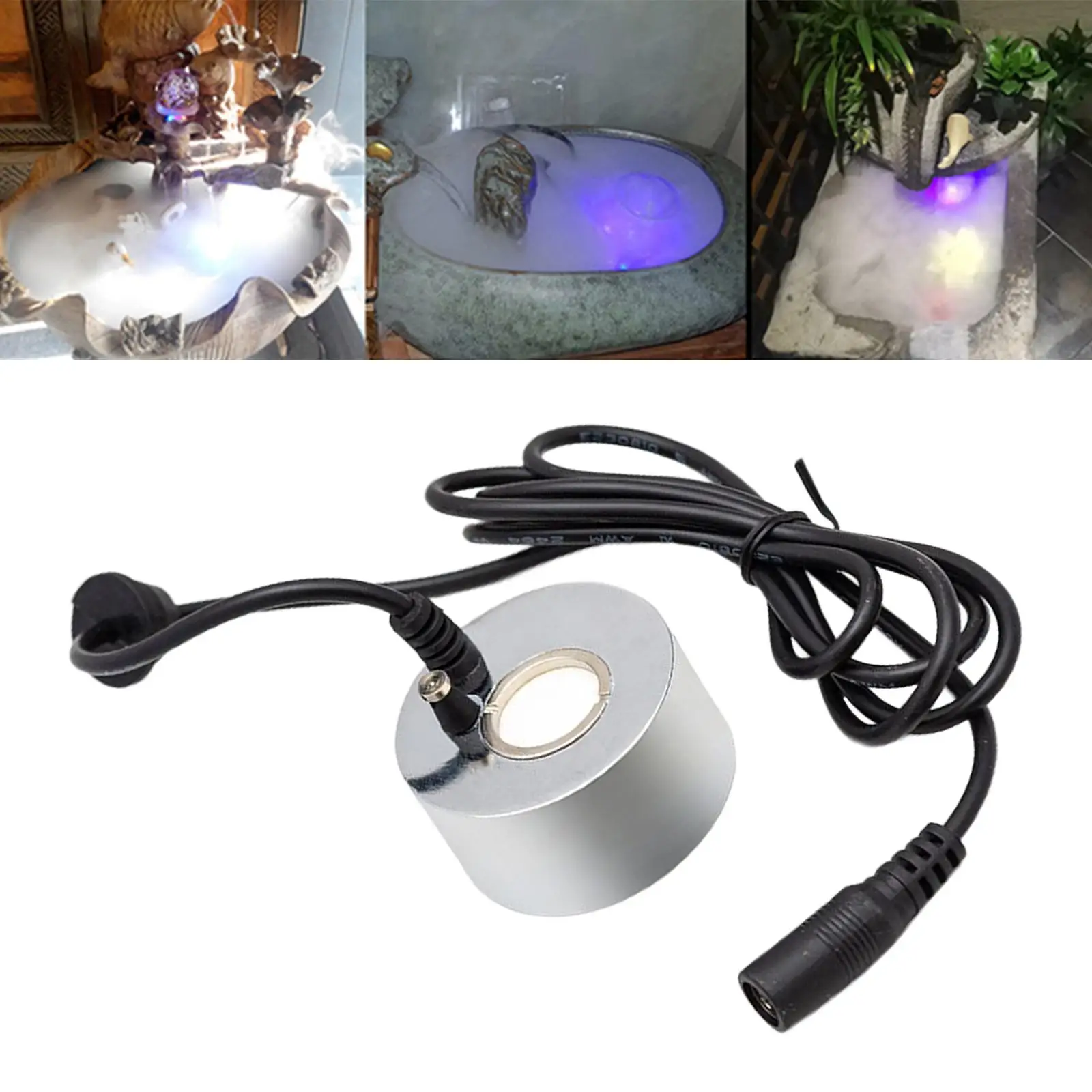 Mini Ultrasonic Mist Maker Fogger for Water Fountain Halloween Party Pond