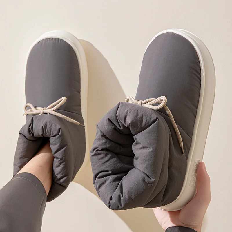 

Зимние женские ботинки, зимние ботильоны на толстой платформе, непромокаемая мужская классическая плюшевая теплая обувь, хлопковая обувь, новинка 2026 г.