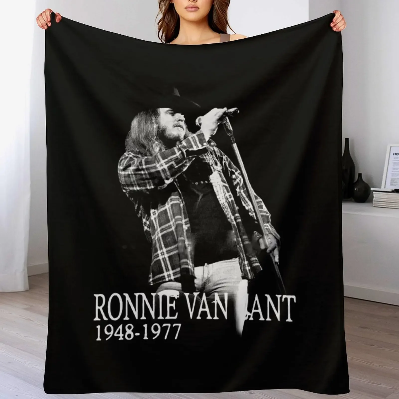 

Ron-nie Vn znt 1948-1977 Gift For Fans, For Men and Women Throw Blanket Soft Big Decorative Beds Flannel Fabric Blankets