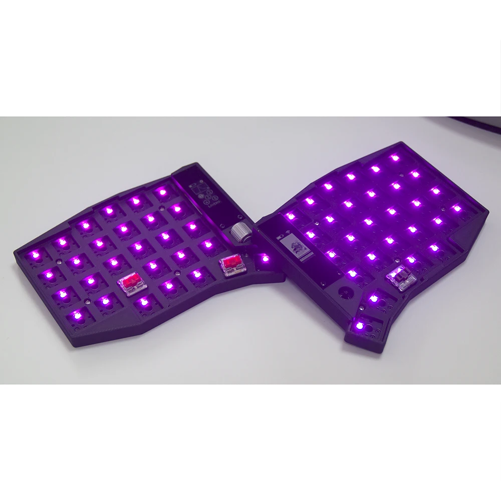 جديد Sofle الانظار اللاسلكية سبليت لوحات المفاتيح عدة مخصص الأسطوانة المقود لطيفة عرض الشاشة Choc V1/V2 التبديل ZMK صدمة لوحة المفاتيح #6