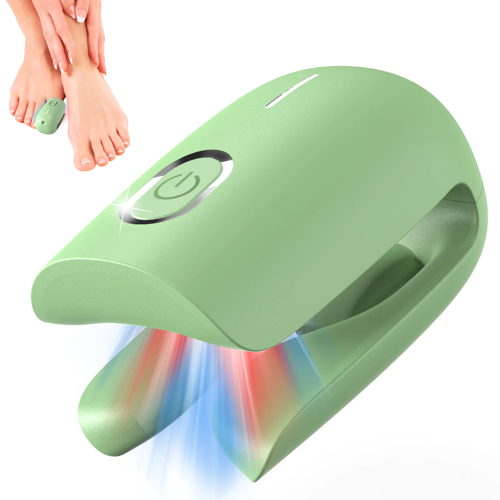 KTS Nail Fungal Laser Device Home Nail Laser Therapy Device for Nail Fungus Infection Onychomycosis Cure Machine 905nm 470nm USB