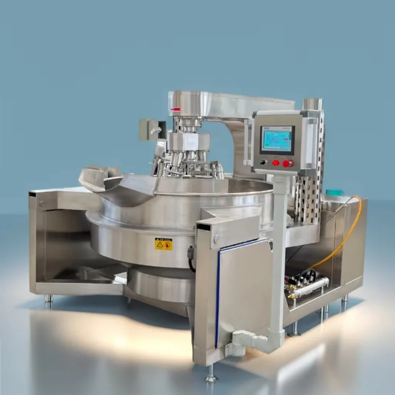 Custom Multi-Arm Mixing Cooker Kettle Non-Stick Special Frying Pan for Turkish Delight Home Use Mixer Machine