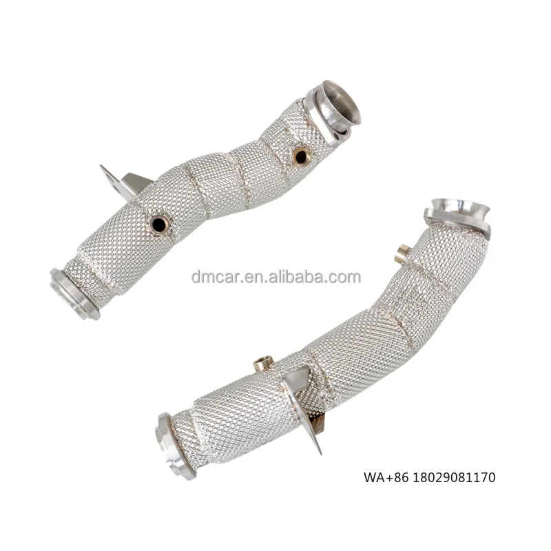 

Suitable for C43 3.0T 2016-2021 Stainless Steel Free Flow with Insulation Layer Downspout Automotive Exhaust Pipe