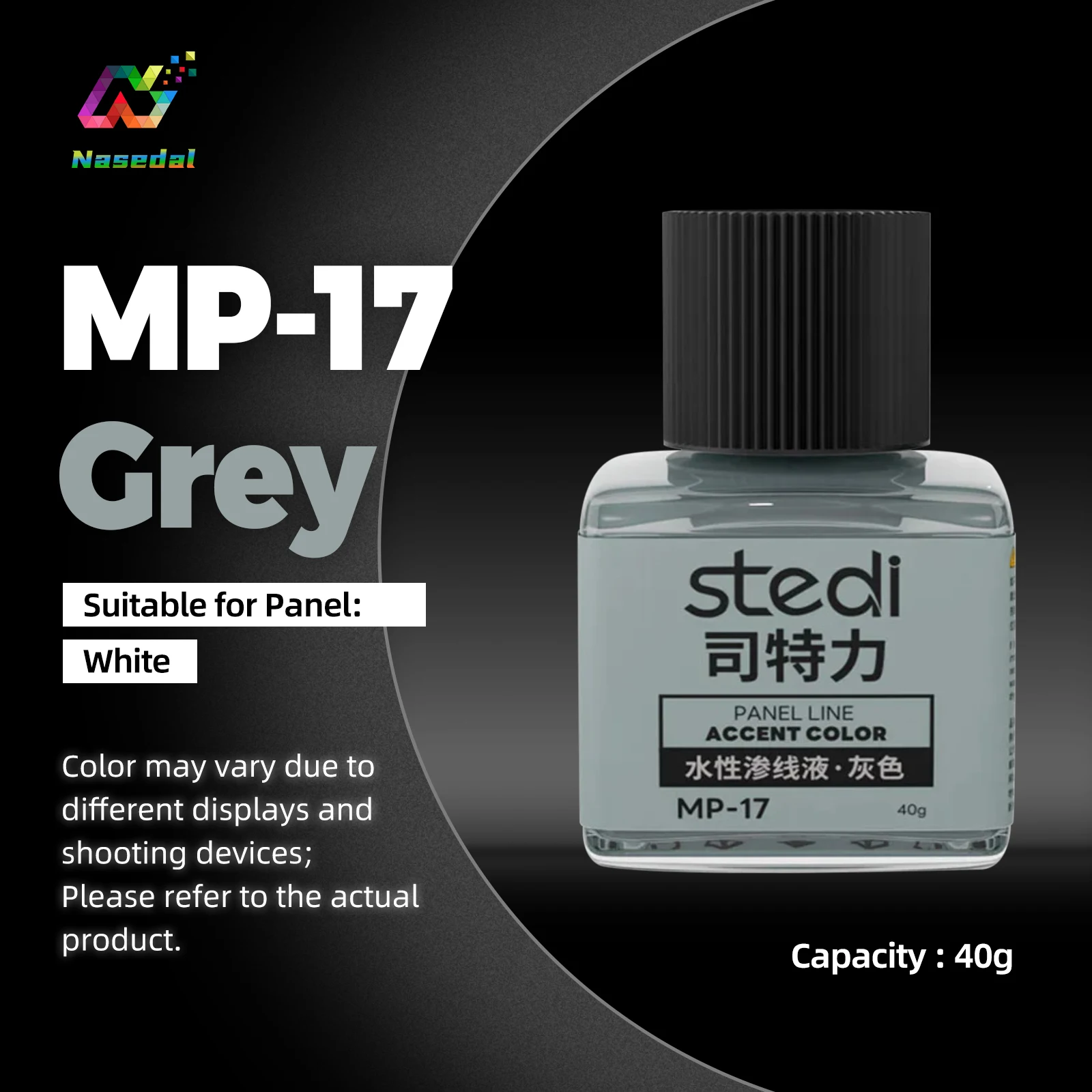Stedi MP Serie 40g Wetterfeste Acrylfarben Panel Liners für Gunpla Militärmodelle Hobby DIY Bastelmodelle Bausätze