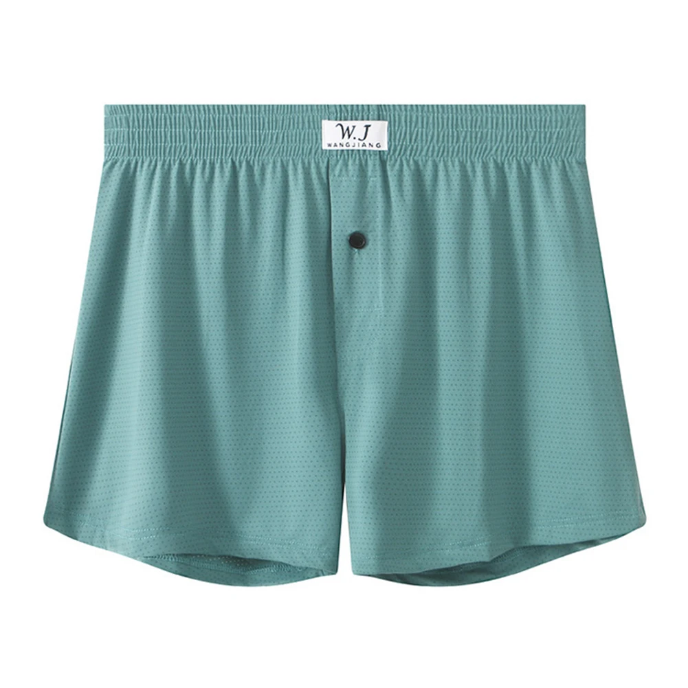 Heren Sexy Midden Taille Ondergoed Ijs Zijde Short Onderbroek Onderbroek Slipje Huidvriendelijke Zachte Boxershort Man