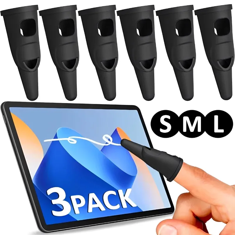 Stylus Pen for Touchscreen High Precision & Sensitivity Silicone Finger Capacitive Stylus for iPad/iPhone/Android Phone Tablets
