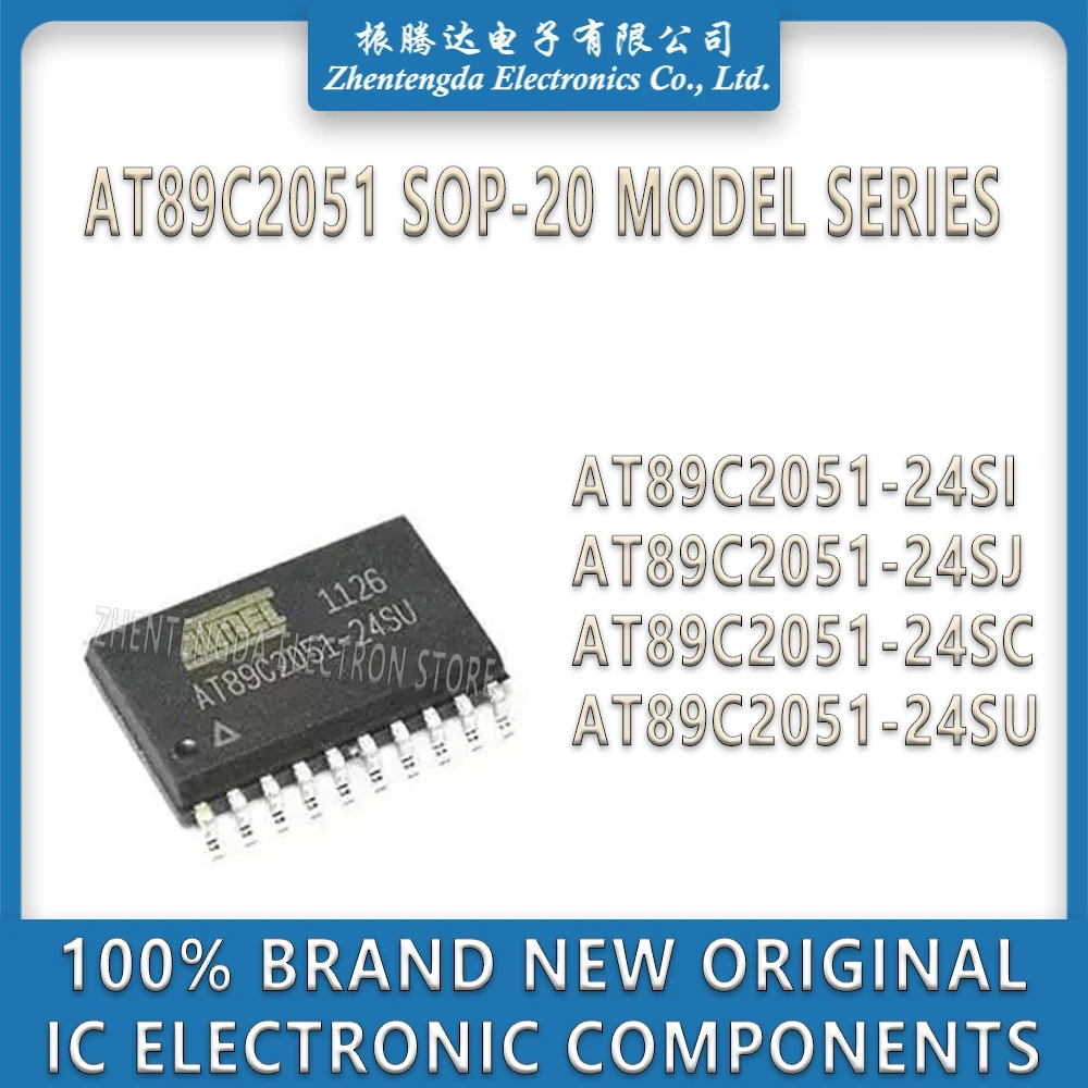 

AT89C2051-24SI AT89C2051-24SJ AT89C2051-24SC AT89C2051-24SU AT89C2051 AT89C AT89 IC MCU Chip SOP-20