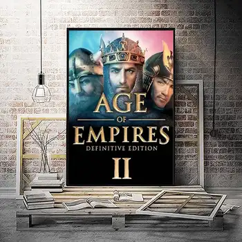 لعبة Age of Empires: مطبوعات وملصقات عالية الجودة، ورق مقاوم للماء، ملصقات للمقاهي والحانات، ملصقات جدارية 10 best sales عصر الإمبراطوريات - №8