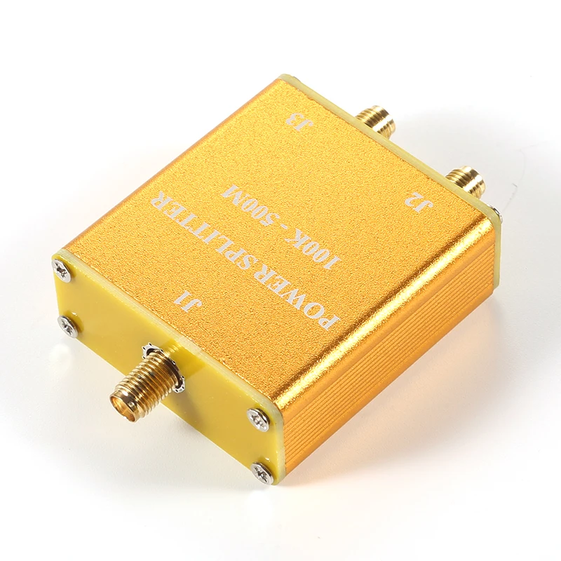 Power splitter combiner/splitter (aluminum shell) frequency range: 100K-500MHz