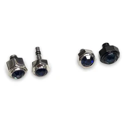 Quality Sapphire Steel Watch Crowns For Santos Calibre Watch Parts Replacements