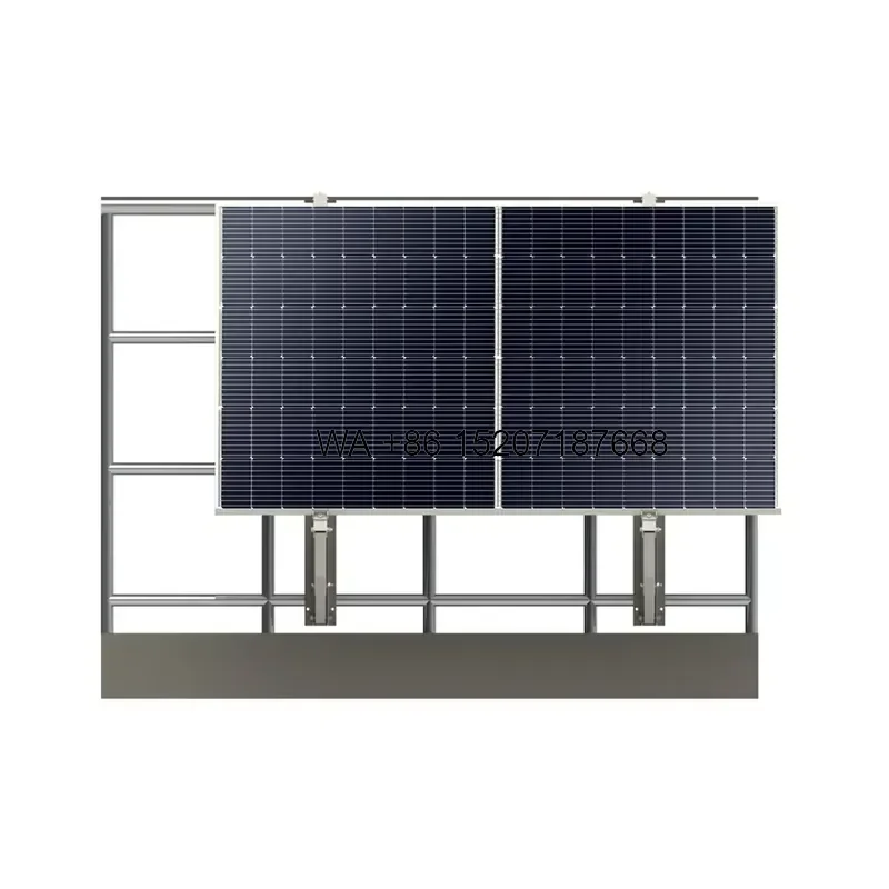 Wmwmnu Plug and Play Balcony Solar System 600W for Hoymiles Deye Micro Inverter Mono Solar Panel Kit