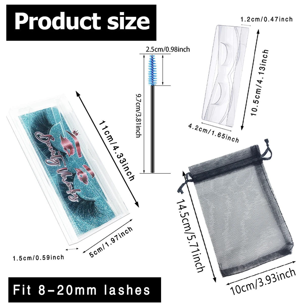 Wholesale 3d Mink Eyelashes Box Package Logo Empty Lashes Box Case Plastic Sliding Clear Custom Lash Box In Bulk Makeup