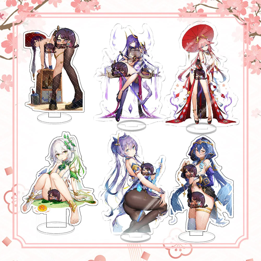 Figurines cards anime cartoon games standing cards ornaments acrylic Lai Yila Xiaogong  fan stands for gifts