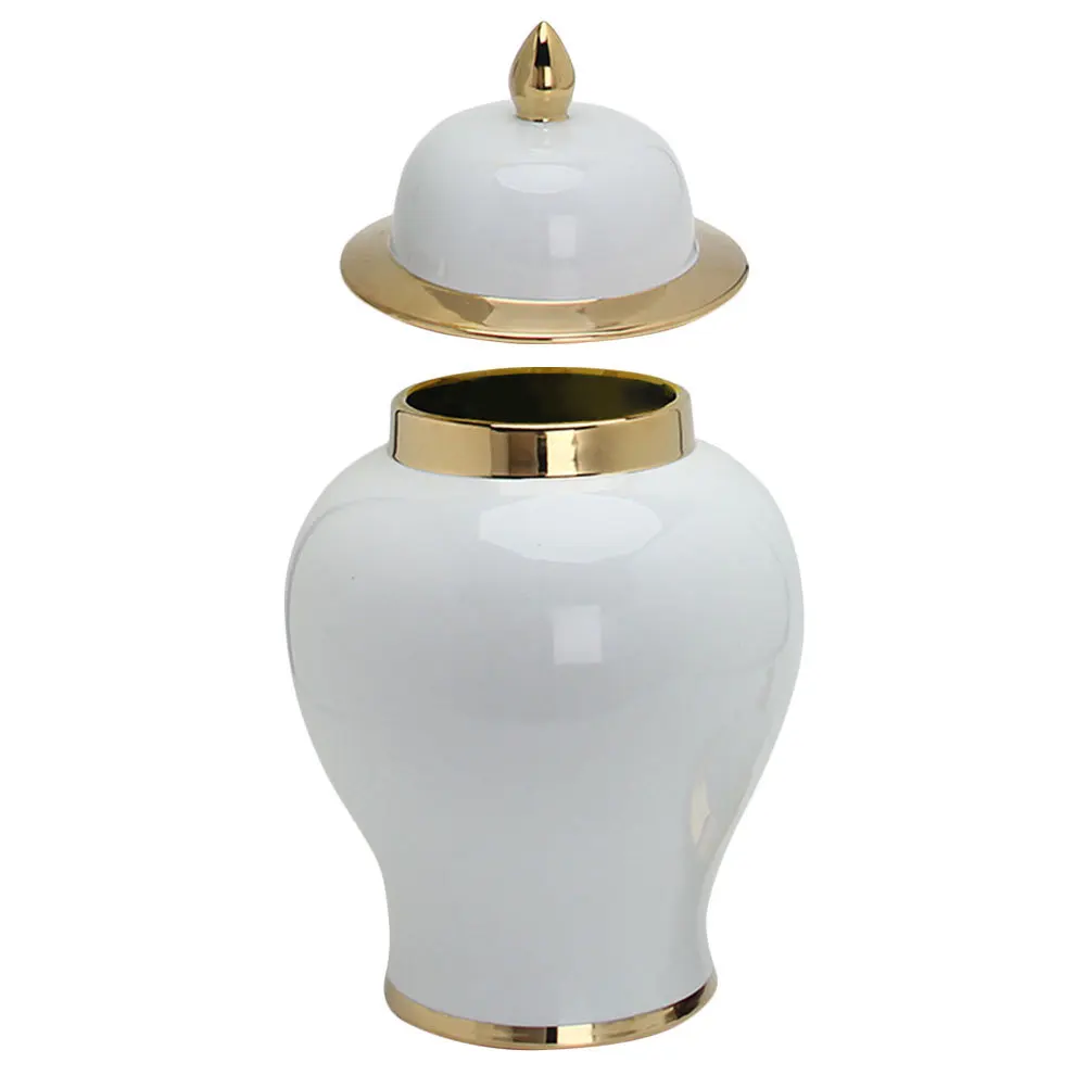 

Small Ceramic Vase for Flower Arrangement Neutral Table Decor Bedroom Bookshelf Ornament Housewarming Gift Storage Jar Home