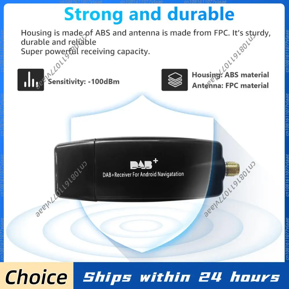 

Car DAB+ Box Antenna Aerial DAB+ Box Radio Receiver Adapter Car Radio Antenna Receiver for Android 5.1 and Above Car Radio