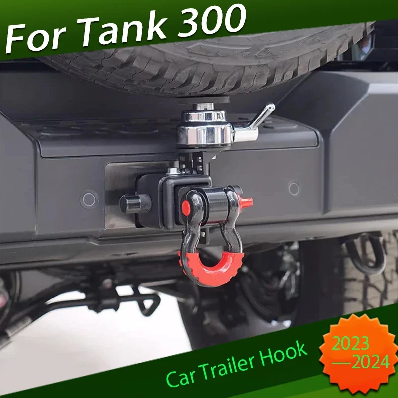 

Car Trailer Hook Tire Jack for Tank 300 23-24 Tow Hook Tire Jack Prevents Tailgate From Sinking Automobile Off-road