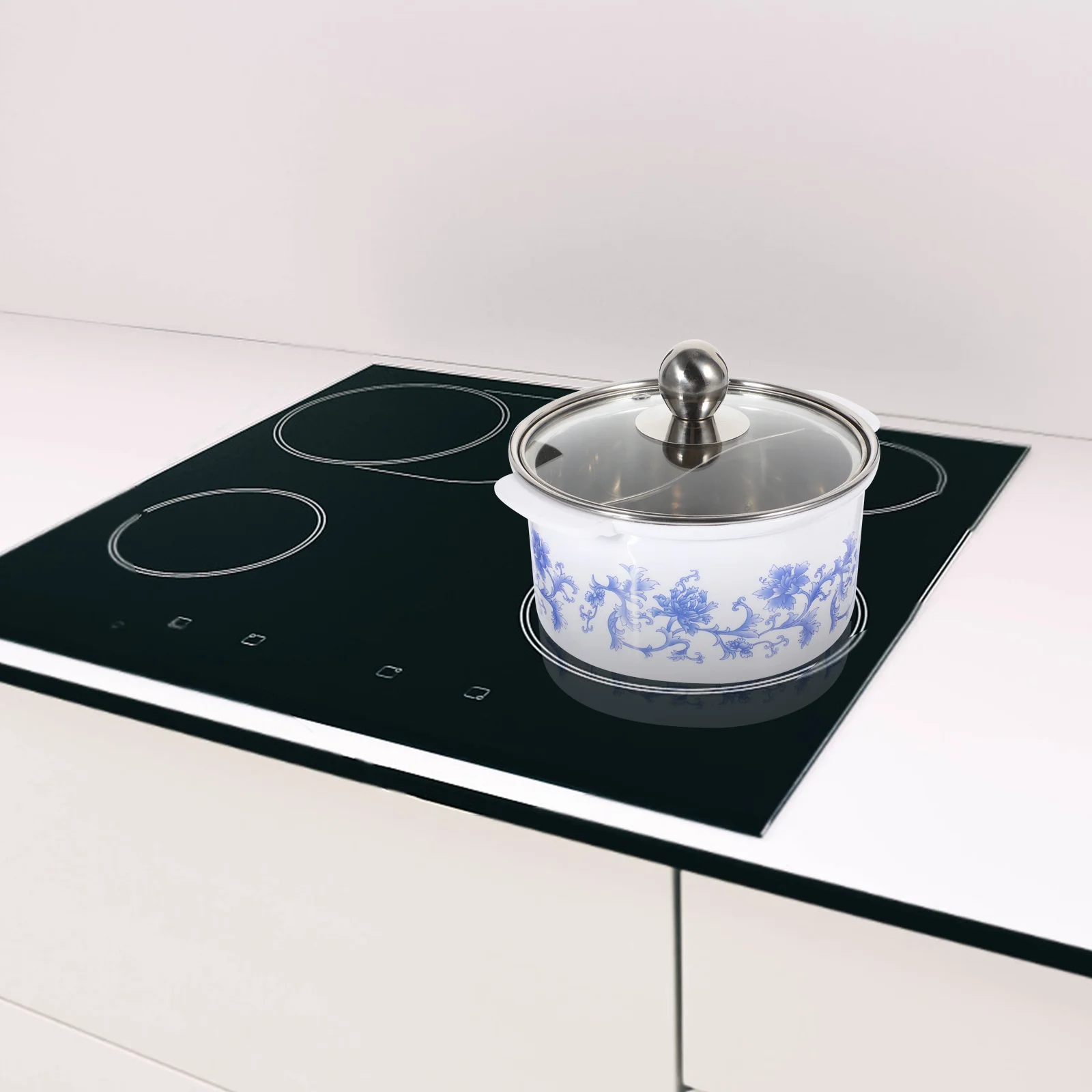 

Small Soup Stainless Steel With Lid Induction Compatible Hot Pot For Stove Top Kitchen Cookware Pasta Sauce Stock Serving