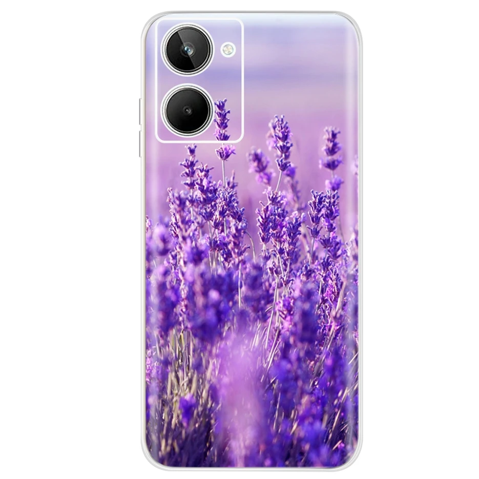 For Realme 10 4G Case Colorful Painted Cover Soft Slim Fundas Phone Case For Realme10 Pro+ Realme 10 Pro Plus Cover Coque Bumper