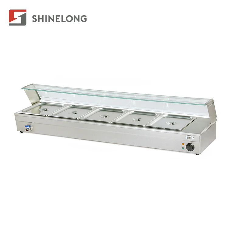 

Restaurant Catering Equipment 5-Pan Electric Bain Marie Food Warmer in Guangzhou