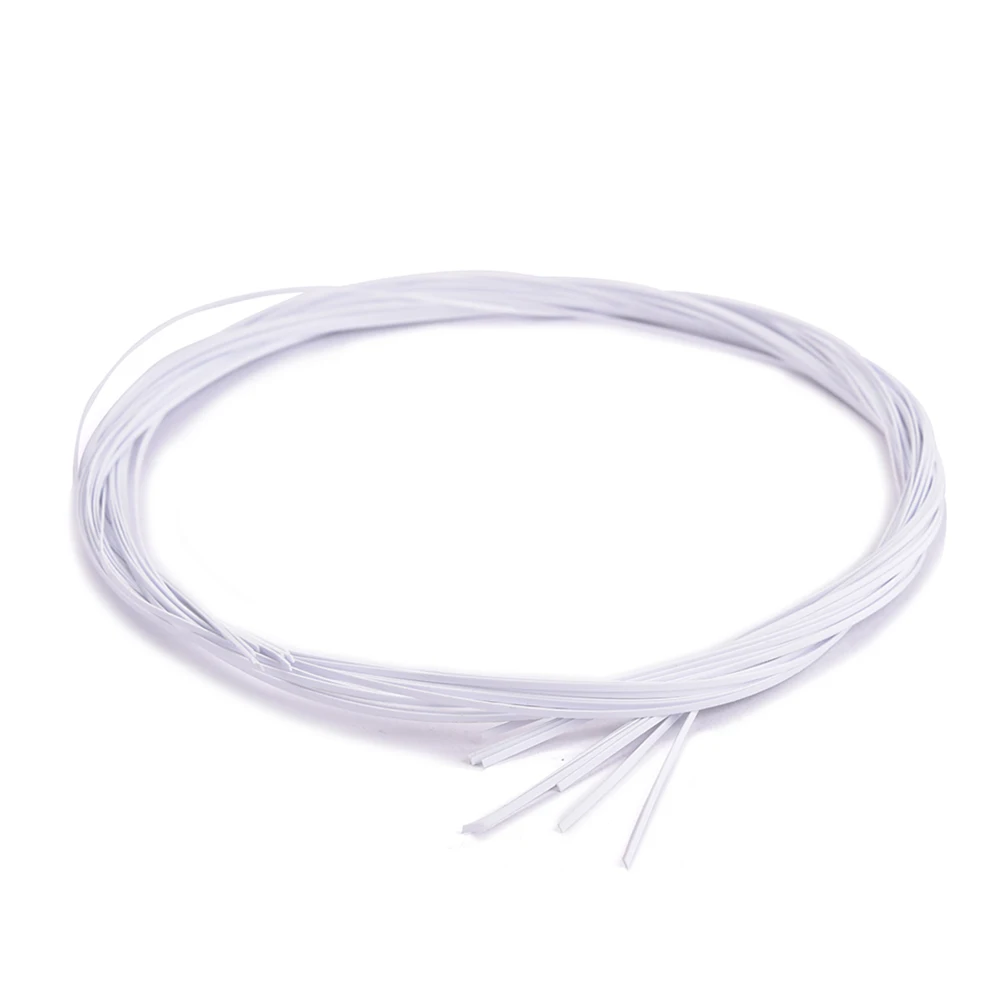 

10Pcs White ABS Guitar Binding 0.5mm Width Replacement Parts For Acoustic Classic Guitar Accessories