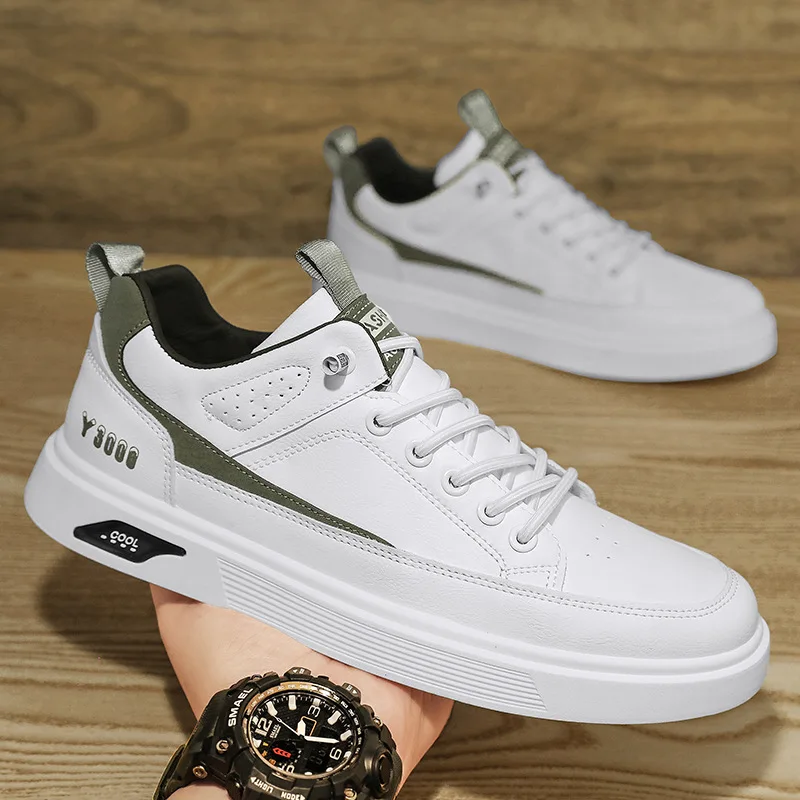 Men's Sneakers 2022 New Autumn Korean Trend Small White Shoes Youth Students Sports Casual Tide All-match Non-slip Walking Shoes